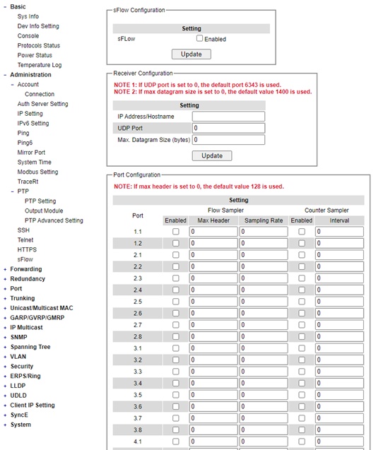 Figure2.65-sFlow_Setting_Webpage