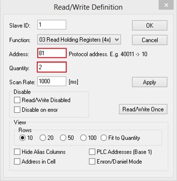 Figure2.49-Setup_Starting_Address_and_Quantity_in_Modbus_Poll